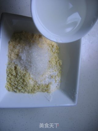 栗子面窝头的做法步骤：2