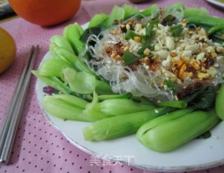 菜芯粉丝的做法步骤：2