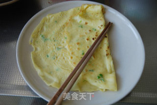 鸡蛋煎饼的做法步骤：2