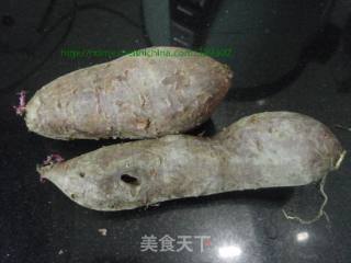 微波炉烤紫薯的做法步骤：2