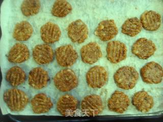 红糖燕麦小饼干的做法步骤：8