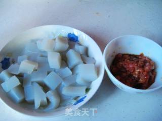 肉末上汤麻腐的做法步骤：1