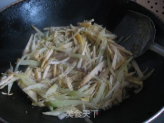 素炒双笋的做法步骤：8