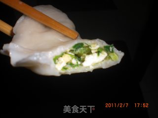 鸡蛋韭菜饺的做法步骤：6