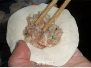 香葱鲜肉包的做法步骤：8