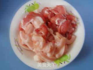 野山笋烧肉的做法步骤：2