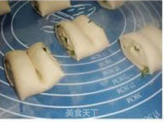 香葱花卷的做法步骤：7