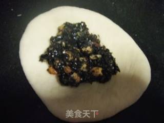 O难度麻酱花生小排包（老面法）的做法步骤：5