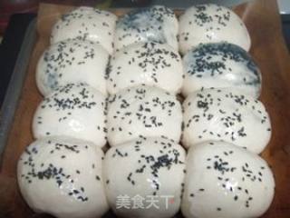 O难度麻酱花生小排包（老面法）的做法步骤：8