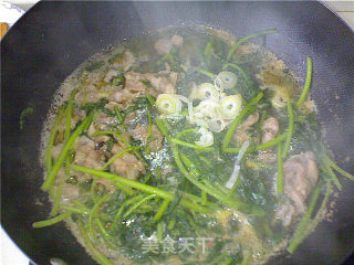 【平淡的幸福】羊肉茼蒿的做法步骤：7
