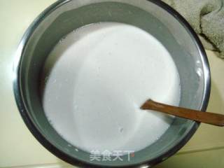 家庭制作面点“葡萄干三粉蒸糕”的做法步骤：4