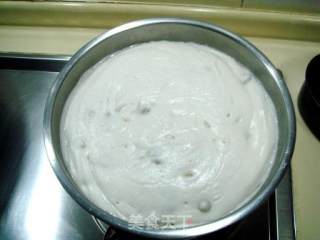 家庭制作面点“葡萄干三粉蒸糕”的做法步骤：9