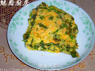 虾皮芹菜叶煎饼的做法步骤：11