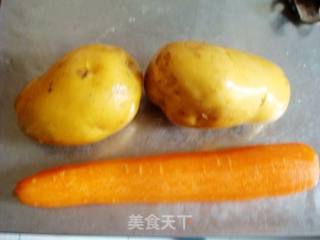 土豆丝炒肉的做法步骤：1