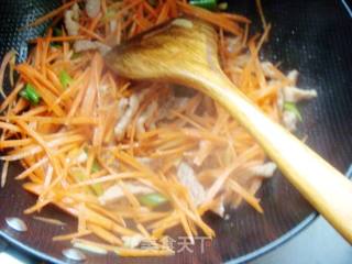 土豆丝炒肉的做法步骤：6