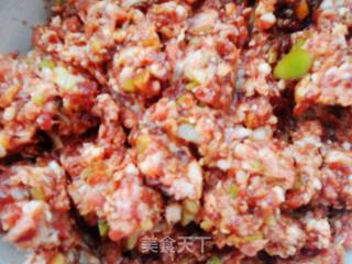 香椿肉饺子的做法步骤：3