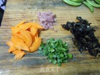 杂蔬炒肉丝的做法步骤：2