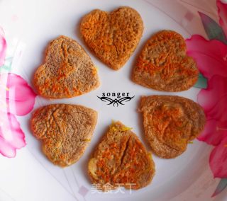 心形荞麦饼的做法步骤：5