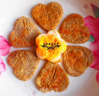 心形荞麦饼的做法步骤：6