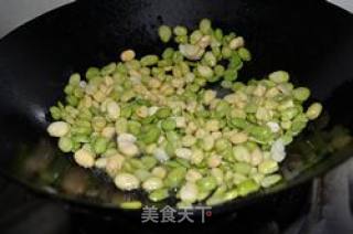 简单美味--炒蚕豆的做法步骤：3