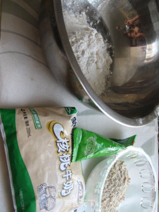 抹茶红豆燕麦饼的做法步骤：1