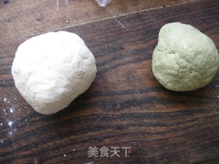 抹茶红豆燕麦饼的做法步骤：3