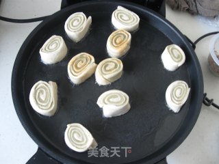 抹茶红豆燕麦饼的做法步骤：9