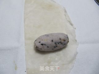 芋泥春卷的做法步骤：4