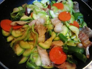 青瓜肉片的做法步骤：8