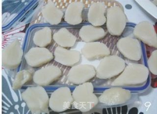 番茄炒年糕（附自制年糕过程）的做法步骤：9