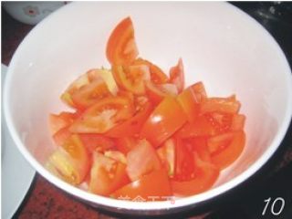 番茄炒年糕（附自制年糕过程）的做法步骤：10