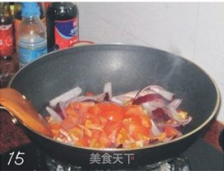 番茄炒年糕（附自制年糕过程）的做法步骤：15
