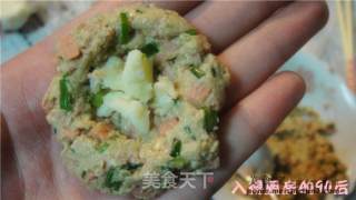[平凡的美味]豆腐火腿球的做法步骤：4
