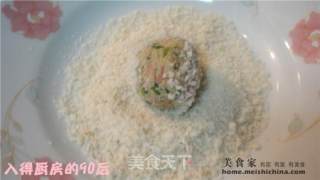 [平凡的美味]豆腐火腿球的做法步骤：5