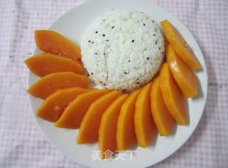 日式木瓜饭的做法步骤：7