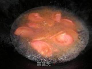 面条机做营养面-----番茄香肠鸡蛋面的做法步骤：4