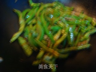 菜椒丝炒肉丝的做法步骤：4