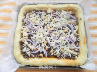 咖喱牛肉披萨的做法步骤：16