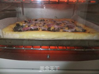 咖喱牛肉披萨的做法步骤：17