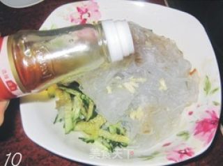 凉拌黄瓜薄粉皮的做法步骤：10