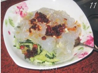 凉拌黄瓜薄粉皮的做法步骤：11