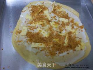 DIY乱版面包类似批萨@@超薄面包的做法步骤：9