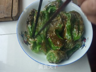 油泼青椒的做法步骤：5