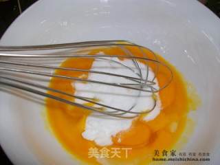 红枸戚风的做法步骤：2