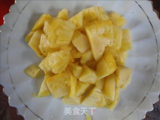 【飞禽走兽】肉末菠萝的做法步骤：3