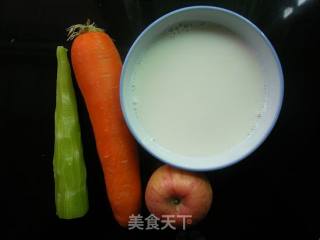 豆浆果蔬汁的做法步骤：1