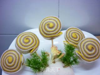 棒棒糖花卷的做法步骤：6