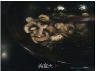 油菜虾仁蘑菇的做法步骤：7