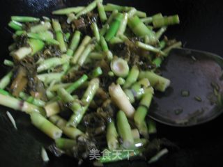 雪菜野山笋的做法步骤：4