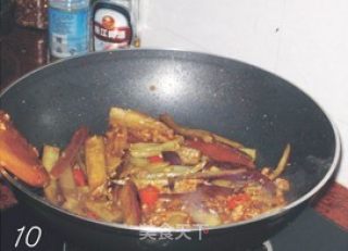 啤酒肉末茄子的做法步骤：10